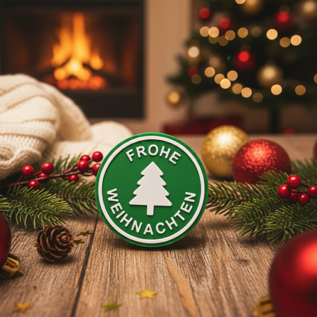 Weihnachts-Geschenkbox „Frohe Weihnachten“ – Personalisierbare Geschenkverpackung für Geld, Schmuck & Gutscheine