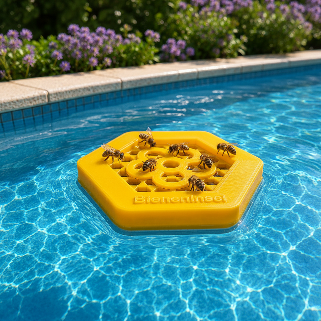 Bienentränke – Schwimmende Rettungsinsel für Bienen & Insekten