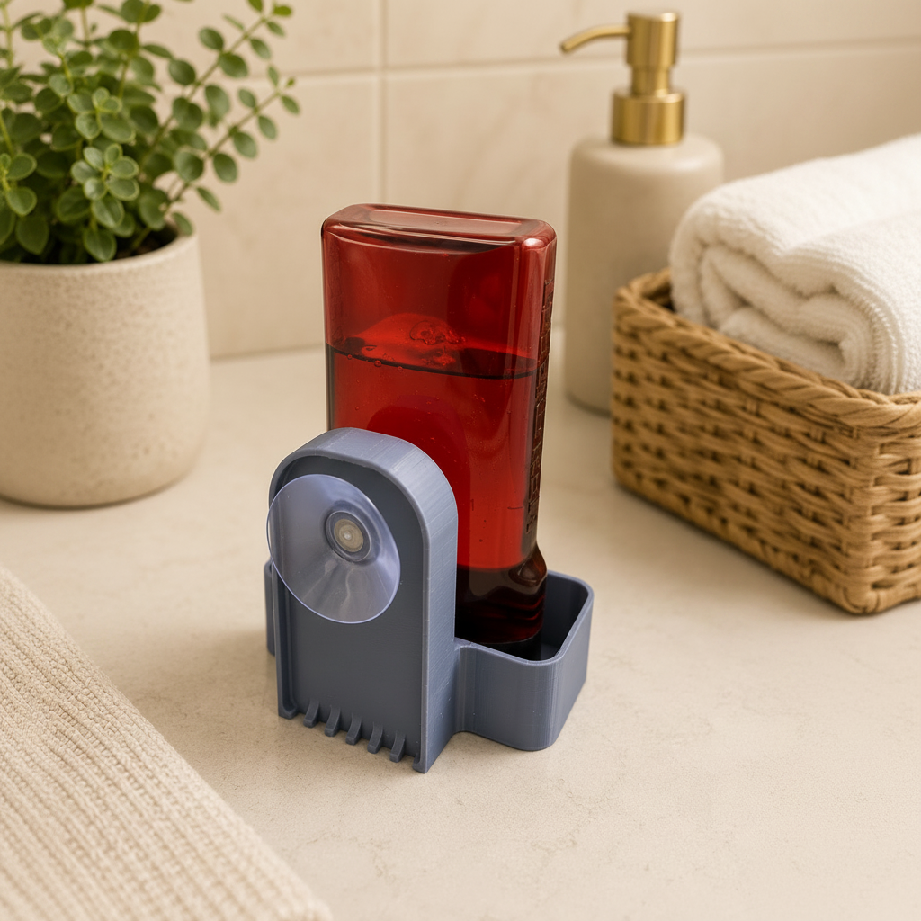 Duschablage mit Saugnapf – Ohne Bohren, Flexibel & Wiederverwendbar
