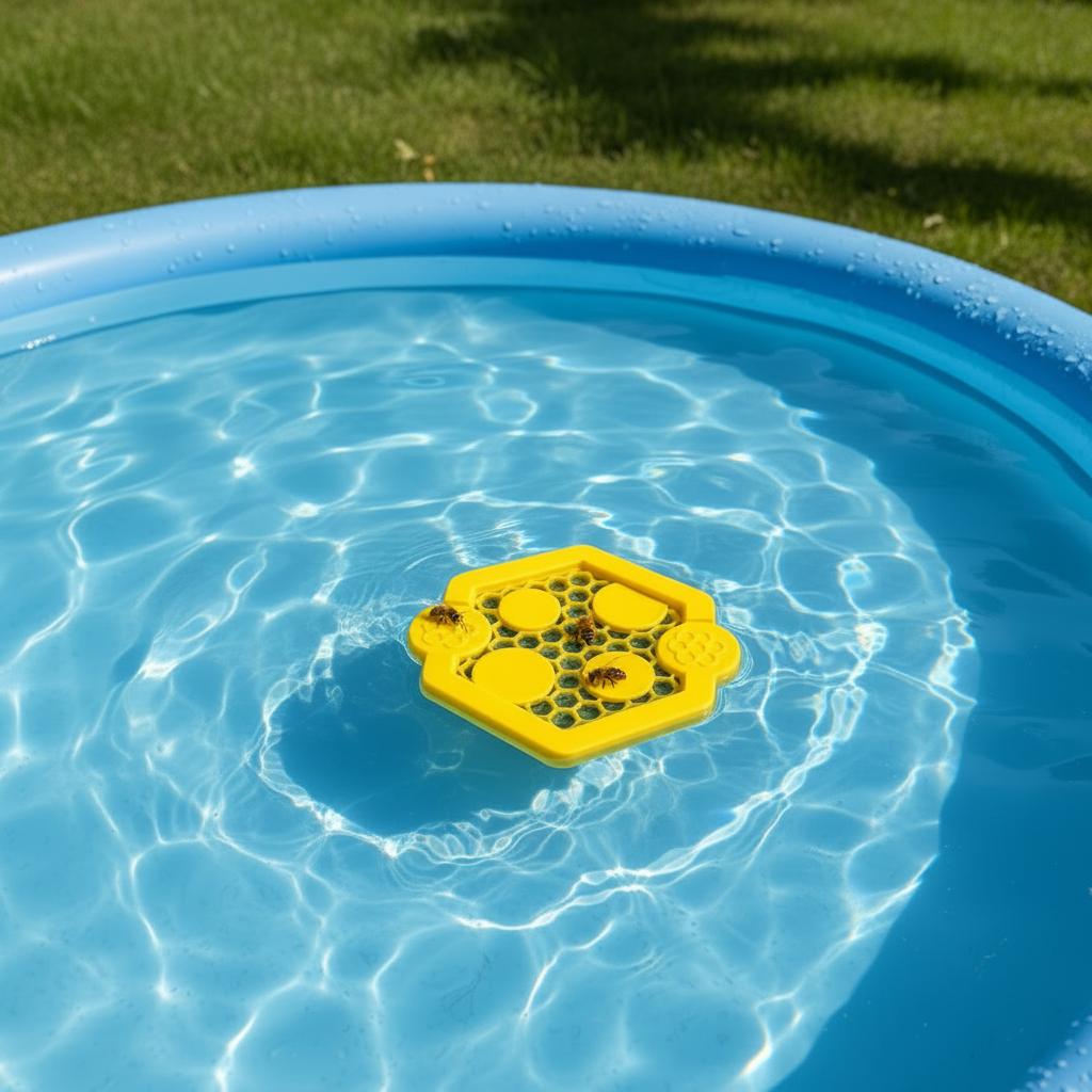 Schwimmende Bienentränke – Sichere Wasserstelle für Bienen, Pool & Garten