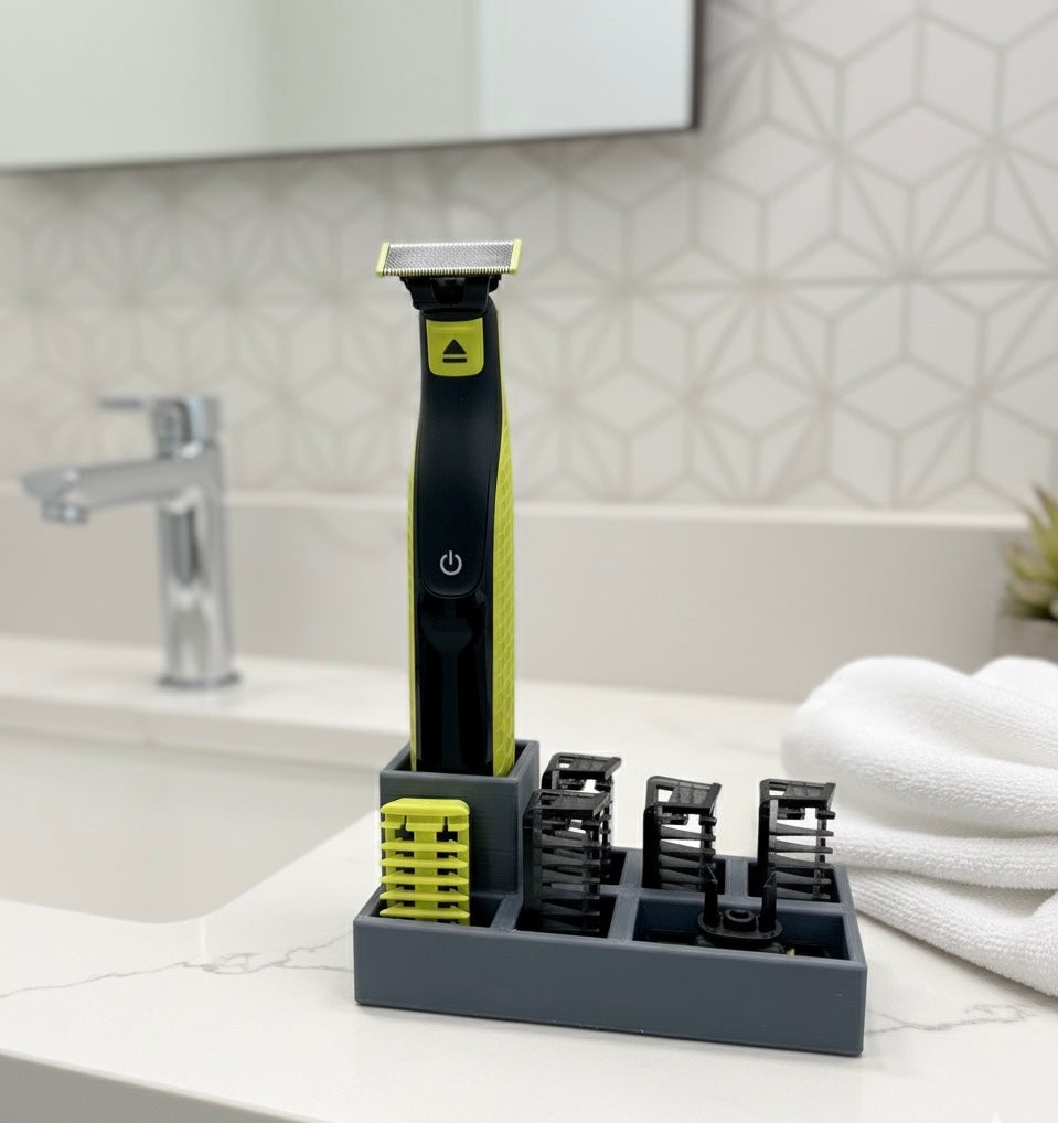 Organizer für Philips OneBlade – Passgenauer Halter für Rasierer & Zubehör im Bad