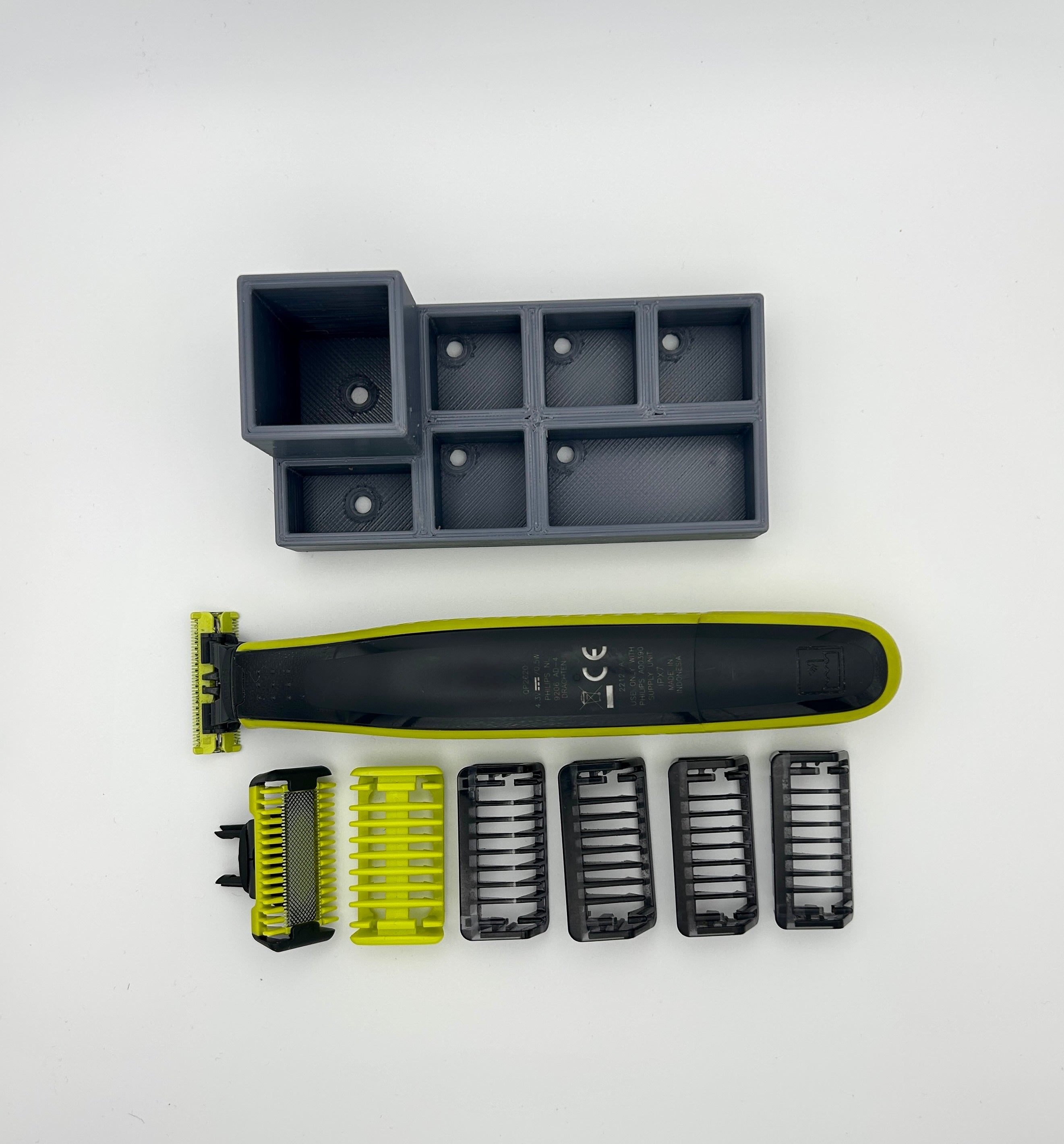 Organizer für Philips OneBlade – Passgenauer Halter für Rasierer & Zubehör im Bad