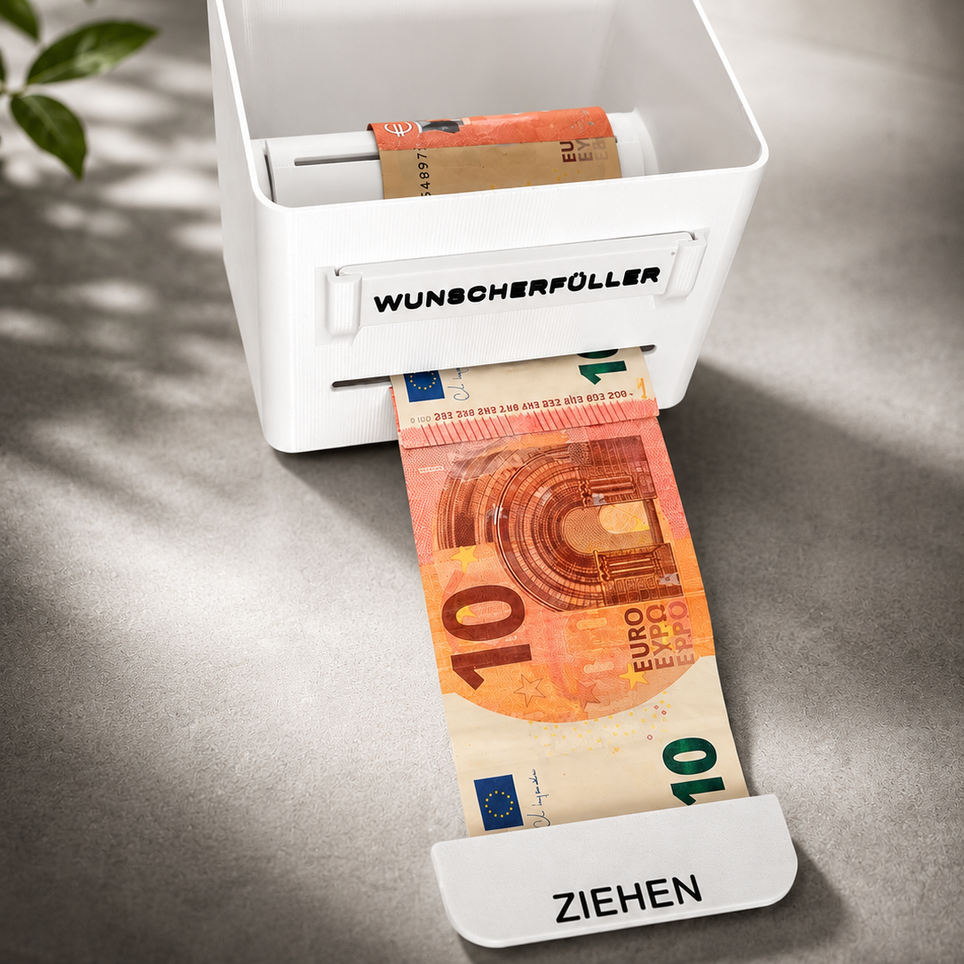 Gelddruckmaschine | Originelles Geschenk | Geld kreativ verschenken