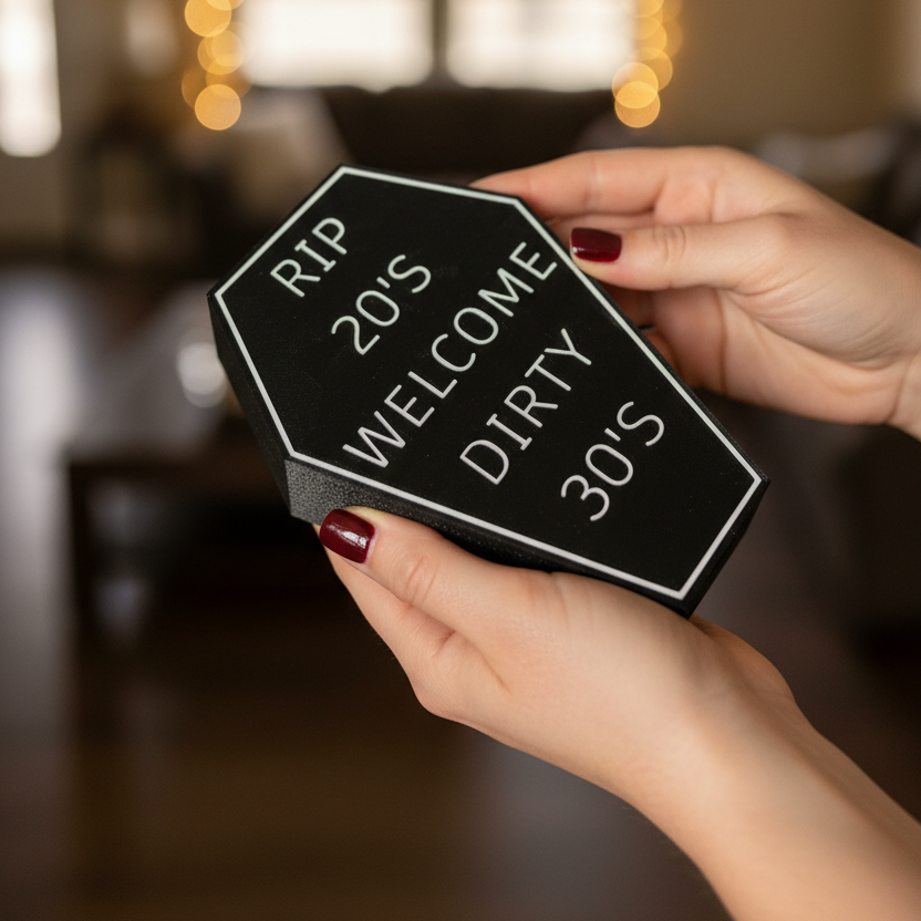 RIP 20's – Welcome Dirty 30's | Geschenkbox zum 30. Geburtstag
