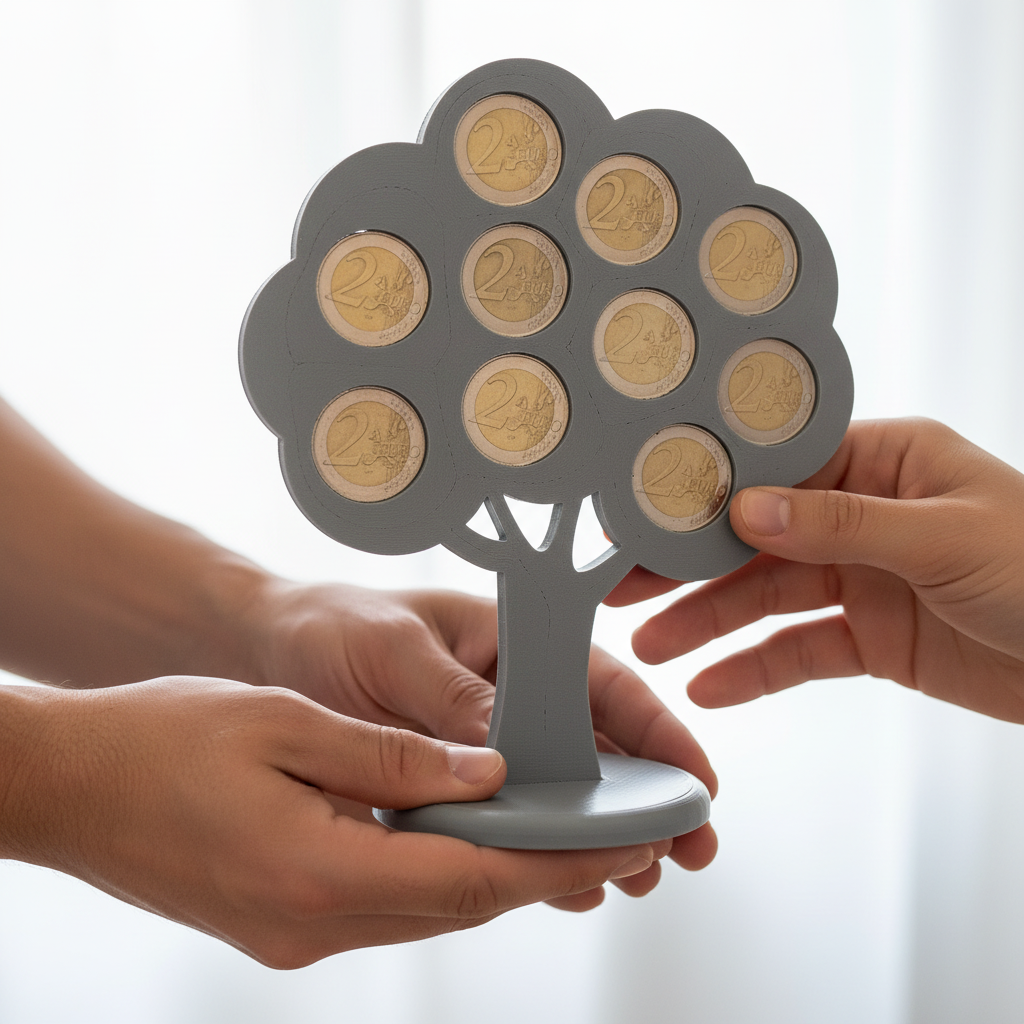 Geldbaum Grau – Geschenkmoment