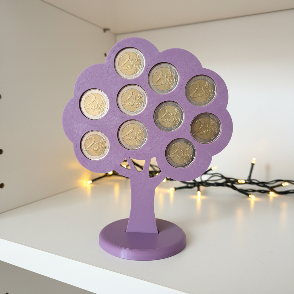 Geldbaum Lila – Lichterketten